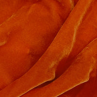 Plush Silk Velvet 54" Wide ORANGE