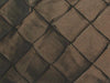 Taffeta Diamond Pintuck BROWN 2"