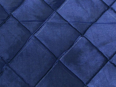 Taffeta Diamond Pintuck NAVY BLUE 2