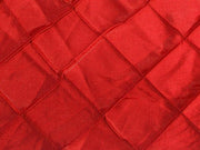 Taffeta Diamond Pintuck RED 2"