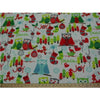 Anti-Pill Christmas Owls On White Fleece 307