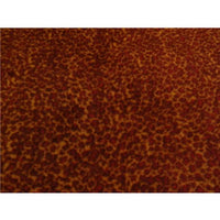 Anti-Pill Brown Red Leopard Fleece 399