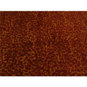 Anti-Pill Brown Red Leopard Fleece 399