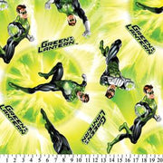 Anti-Pill Green Lantern Tie Dye Fleece 48
