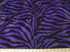 Velboa Large Purple Black Zebra Prints
