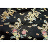 Chinese Satin Dragon/Phoenix Brocade Black