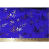 Chinese Bamboo Brocade Royal Blue