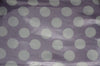 Polka Dot Charmeuse Satin LAVENDER WHITE SP-110