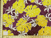 SWATCHES Yellow Hawaiian Floral Prints