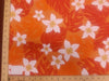 SWATCHES Orange Hawaiian Floral Prints