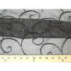 SWATCHES Embroidered Swirl Sequins Organza