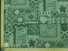 SWATCHES Green/Teal Hawaiian Floral Prints