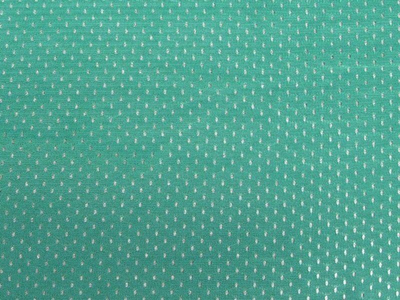 SyFabrics Sports Football Jersey mesh Fabric 58 inches Wide White