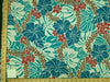 SWATCHES Green/Teal Hawaiian Floral Prints