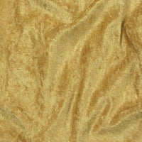 Crushed Panne Velour Velvet Gold
