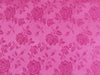 Floral Satin Brocade Fuchsia