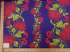 SWATCHES Purple Hawaiian Floral Prints