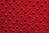 Minky Dimple Dot Fur RED