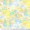 Premium Anti-Pill American Greetings Teddy Bears Fleece 597 "LAST PIECE MEASURES 56X60 INCHES"