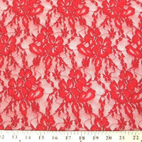 Flower Stretch Lace RED SL-10