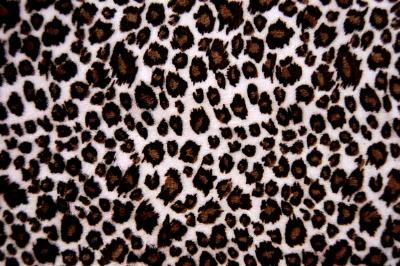 Cheetah Minky Cuddle Fur BROWN PINK