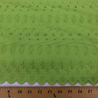 Eyelet Embroidery Lime EL-26