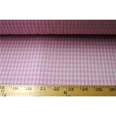 Poly/Cotton Checker Hot Pink