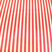 Striped Charmeuse Satin RED "LAST PIECE MEASURES 1 YARD 24 INCHES"