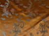 Chinese Satin Dragon/Phoenix Brocade  Dark Orange
