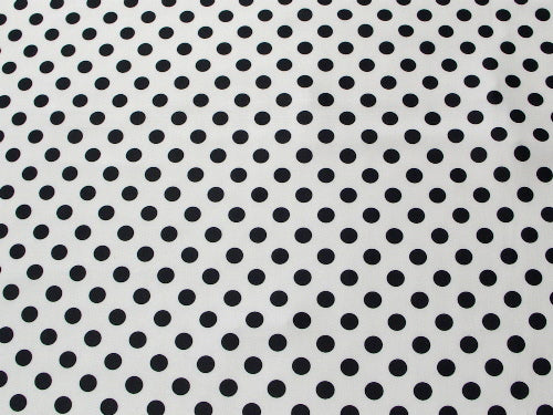 Black Polka Dots Spandex SP-46