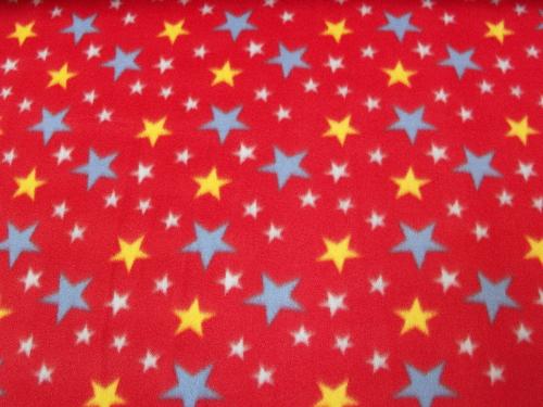 Stars Red Fleece 329