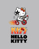 Premium Anti-Pill Hello Kitty Bicycle Kiss Panel Fleece B259