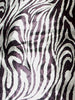 Silver Black Metallic Zebra Spandex SP-20
