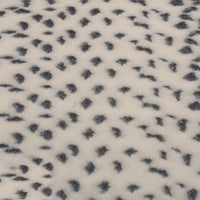 Snow Cheetah Gray White Minky Fur MF-8