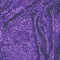 Crushed Panne Velour Velvet Purple