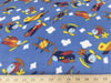 Anti-Pill Airplanes Helicopters On Blue Fleece 10