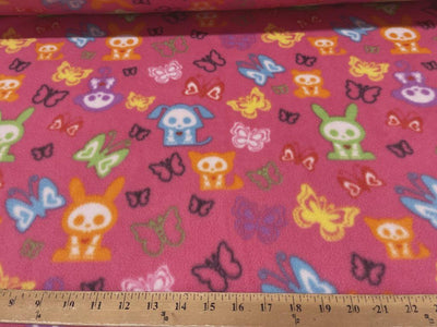 Anti-Pill Skelanimals  Fleece 434