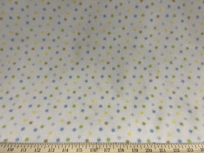 Anti-Pill Pastel Swiss Dots Fleece 609