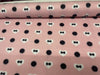 Premium Anti-Pill Fifi & Romeo Heart Polka Dot Pink Fleece 621 "FLAWED LINE"