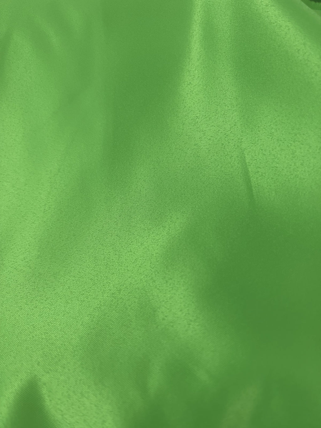 Dull Bridal Satin/Lamour Satin (peau de soie) APPLE GREEN