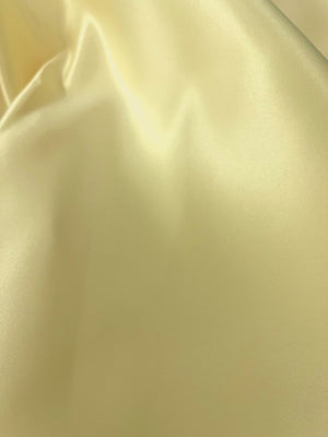 Dull Bridal Satin/Lamour Satin (peau de soie) LIGHT YELLOW