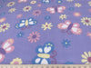 Premium Anti-Pill Butterflies Daisies On Lilac NF-7