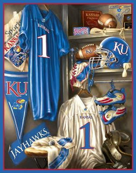 Anti-Pill Kansas Locker Room Fleece Panel B582