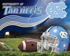Anti-Pill North Carolina Stadium Football Fleece Panel B580