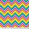 Anti-Pill Rainbow Chevron Fleece 636