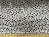 Polka Dot Charmeuse Satin Blush Silver SP-2