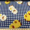 Anti-Pill Chicks On Blue Plaid Fleece 303