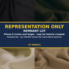Assorted 10+ Yards Poly Gabardine Solids Remnants