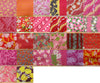 SWATCHES Red/Pink Hawaiian Floral Prints