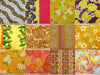 SWATCHES Yellow Hawaiian Floral Prints